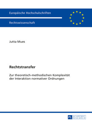 cover image of Rechtstransfer